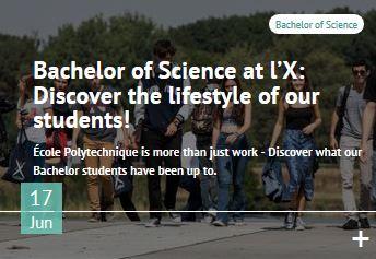 Bachelor - discover the lifestyle of our student