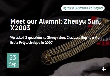 Alumnis Polytechnique - Zhenyu